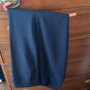 Talbots Navy EasyTravel Wide Leg Pants